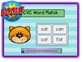 CVC Word Match ~Boom Cards