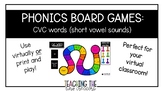 CVC Word Phonics Board Game- Distance Learning and Print a