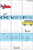 CVC Word & Picture Tracing Cards