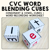 CVC Word Practice CCVC Blending Game Phonics Center Activity