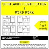 CVC Word Printable Sight Word Activities & Sight Word Prac