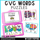 CVC Word Puzzles - Phonological Awareness | Literacy Center 