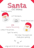 CVC Word Santas