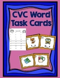 CVC Words Task Cards/ Scoot