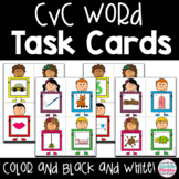CVC Word Task Cards or Scoot Game