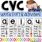 CVC Word Sort & Activities