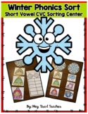 CVC Word Sort Center *Winter Theme*