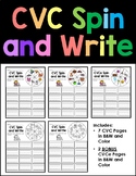 CVC Word Spin and Write