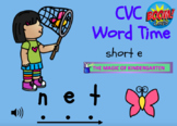 CVC Word Time ~Short e (Boom Cards)