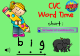 CVC Word Time ~Short i (Boom Cards)