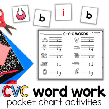 Pocket Chart CVC Word Activities