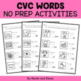 CVC Word Worksheets 1