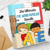 CVC Word Short Vowel Worksheets Practice Short a e i o u L