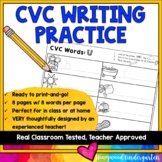 CVC Word Writing Practice : Perfect for in class or at hom