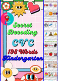 CVC Decoding Activity for Kindergarten: Word-Picture Association