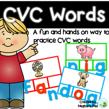 CVC Words by Meghan's Pad | TPT