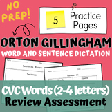 CVC Words (2-4 Letters, Digraphs) | MIXED REVIEW Assessmen