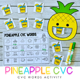CVC Words Activities - Pineapple CVC Words - Feed the Pineapple