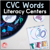 CVC Word Activities for Kindergarten Literacy Centers