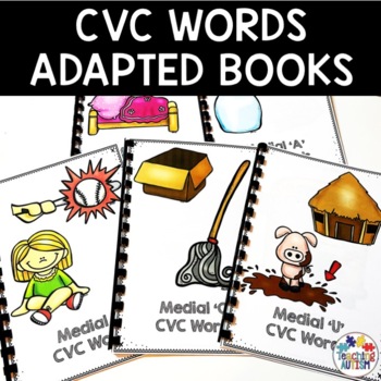 Preview of CVC Words Adapted Books for Special Education