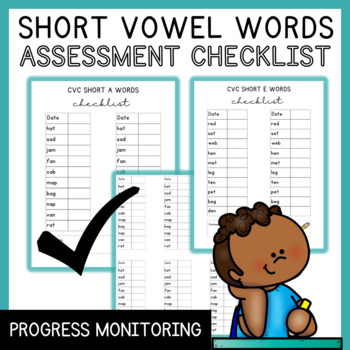 Preview of CVC Words Assessment Checklist and Presentations