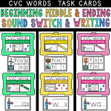 CVC Words | Beginning Middle Ending Sound Switch and Sound