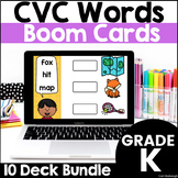 CVC Word Practice Digital Activities Boom Cards for Blendi