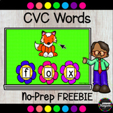 CVC Words (Blending)- No Prep Digital- Freebie!
