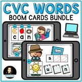 CVC Words Boom Cards BUNDLE with Audio SOUND