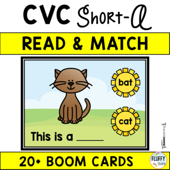 Preview of CVC Short-A Boom Cards