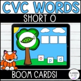 CVC Words Digital Boom Cards™ Short O Build a Word for Dis