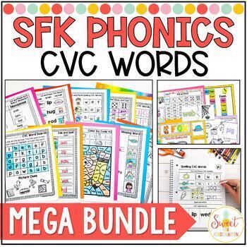Preview of CVC Words Activities and Printable Worksheets Mega Bundle