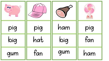 Cvc Words Clip Cards   Literacy Center   Phonics By Miss Kate's Creations