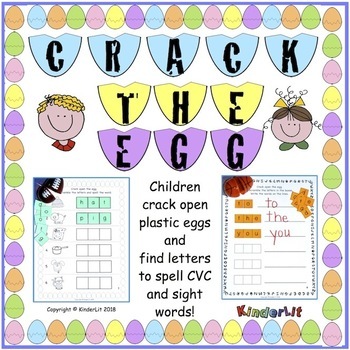 Preview of CVC Words - Crack the Egg