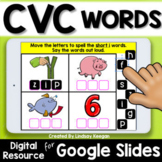 CVC Words Digital Activities for Google Classroom