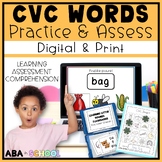 CVC Words Digital & Print Phonics and Reading Comprehensio