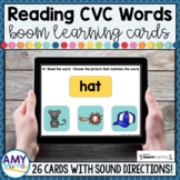 Reading CVC Words Boom Cards ™ | CVC Words Digital Task Cards