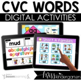 Digital CVC Word Centers & Activities | Reading Boom Cards™