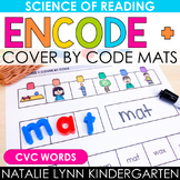 CVC Words Encode and Cover by Code Science of Reading Lite