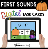 CVC Words - First Sounds Pumpkins - October Kindergarten Phonics