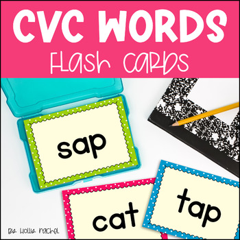 Preview of CVC Words Flash Cards