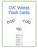 CVC Words Flashcards: Fun Phonics Level 1 Unit 2