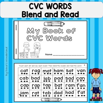 Preview of CVC Word Practice: Blend Segment Read CVC Words and Simple Decodable Sentences