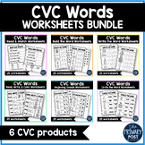 CVC Words Build the Word Worksheets by The Primary Post by Hayley Lewallen