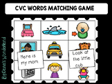 CVC Words Fluency Game: Read the Sentence and Match it wit