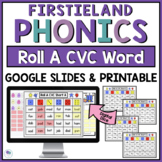Google Slides Kindergarten CVC Words Digital Distance Learning