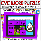 CVC Words with Short Vowels Halloween Activities BOOM Cards™