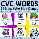 CVC Words I Have Who Has Card Games