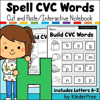 Preview of Spelling CVC Words Cut and Paste