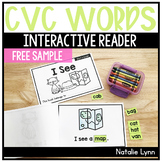 CVC Words Interactive Reader | Short A Mini Book